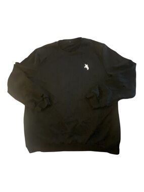 Men’s NWOT Black Polo Sweatshirt XXL